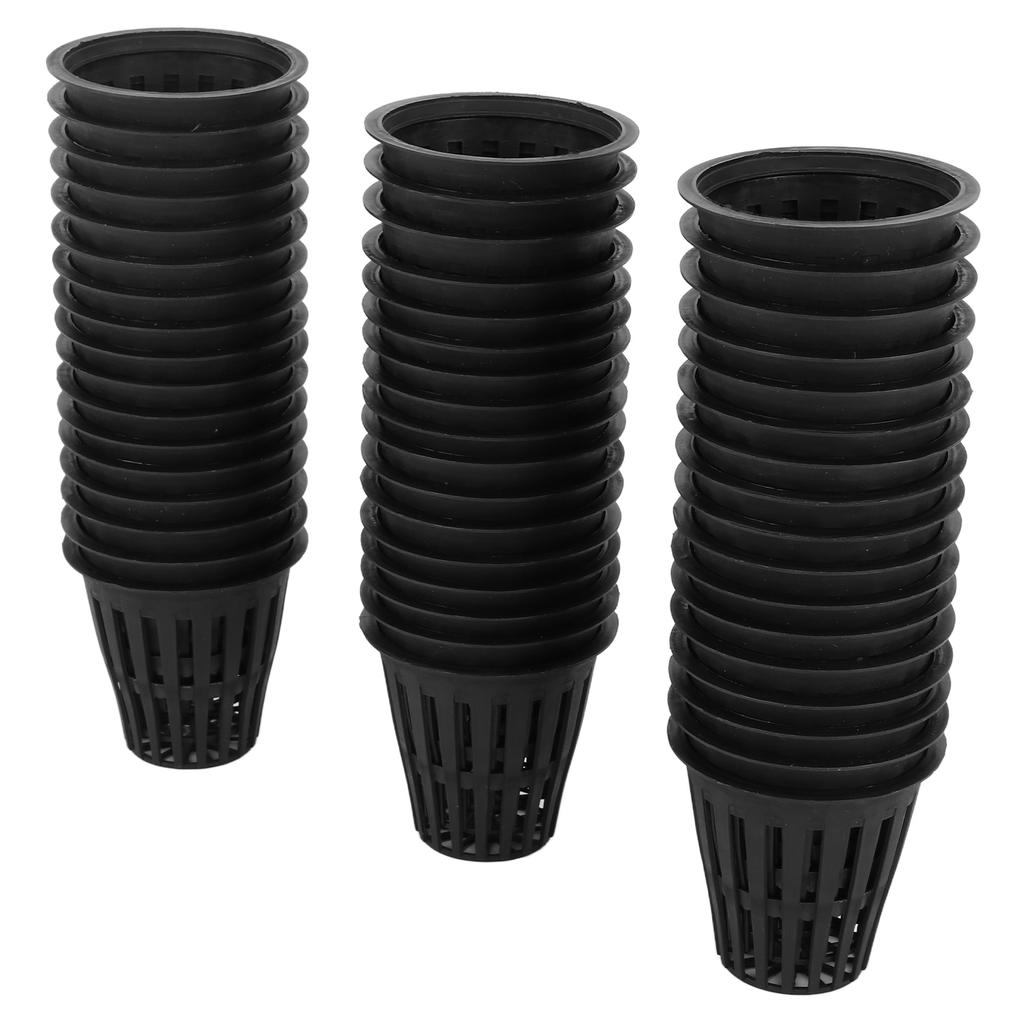 50 Stück Hydrokulturbecher Leichte Economy-Netztöpfe 2 Zoll Kunststoff-Netzbecher Töpfe Pflanzbehälter