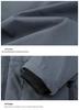 2025 Men's Mid-Length Winter-Autumn Thickened Cotton Jacket with Detachable Hood and Plus Velvet Lining.