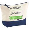 Makeup Bag - PLANETEE - Best Lab Technician Ever - Large Size - Cotton - HD Printing