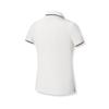 Fila Athletics Tennis Series Soft Comfortable Casual Versatile Short Sleeve Polo Shirt Women Tops Jade-White A11W523133F-WT