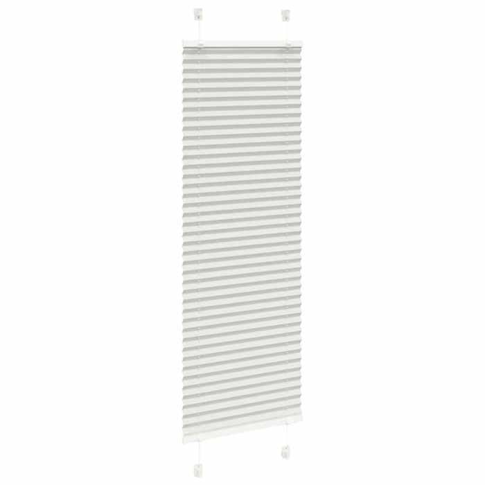 VidaXL Store Plissé Light Grey 45x150 Cm Fabric Width 44.4 Cm, Window Pleated Blind, Accordion Blind, Pleated Blind of 4015336