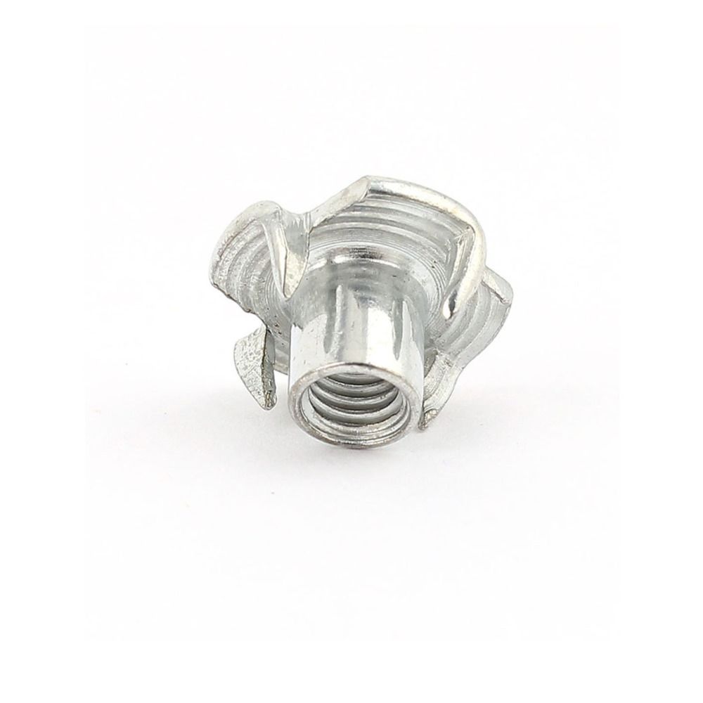 50 Stück Kohlenstoffstahl T-Mutter verzinkt T-Muttern für Holz für Holzschreinerei M5x8mm T-Mutter