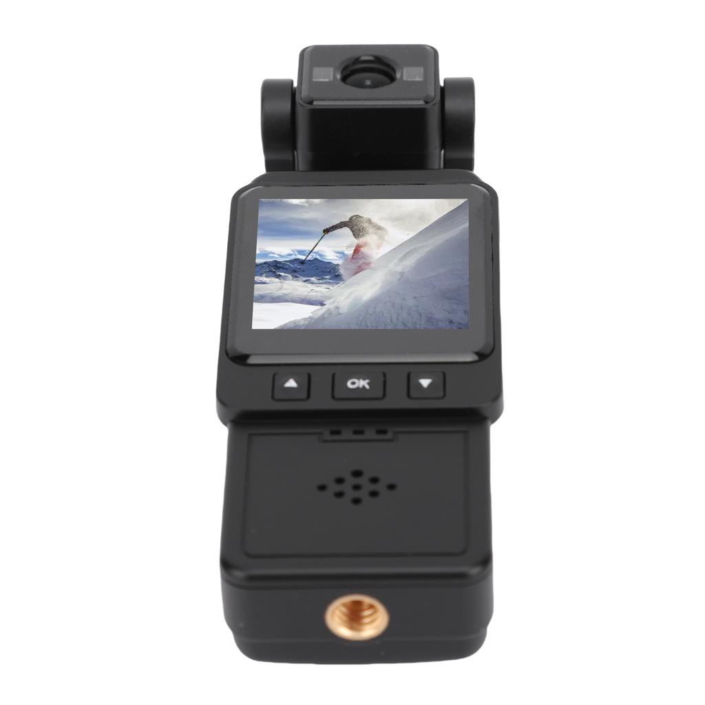 1080P Camera Vlog Camcorder Multi Axis Stabilization 270 Degree and 180 Degree Lens Rotation Multifunctional for