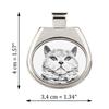 Selkirk Rex Shorthaired – Cat necklace, personalized pendant with a photo | Art-Dog