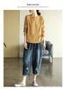 Women's 2025 Retro Solid Color Long Sleeve Round Neck Top