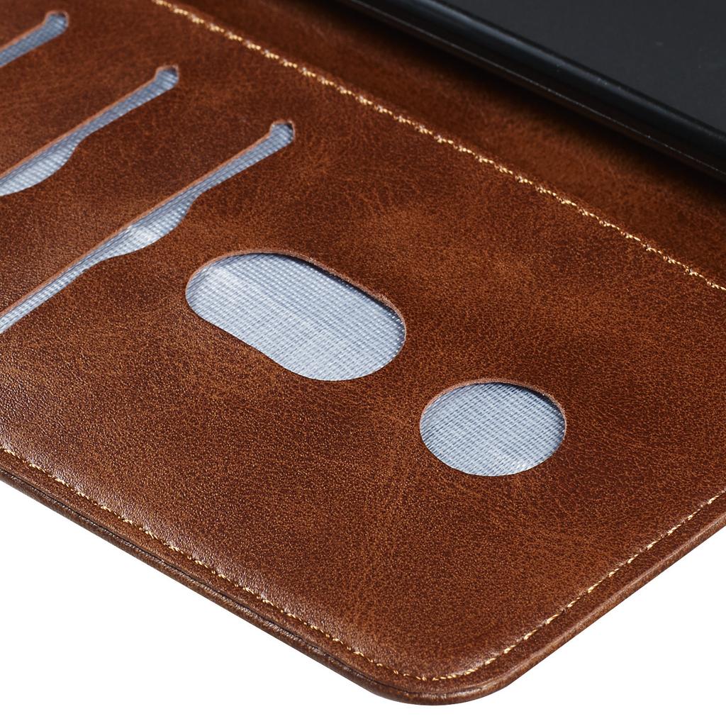 Applicable To iPhone11 Pro Max Mobile Phone Leather Case Note10 Calf Pattern Zipper Wallet Insert Card Holder Case