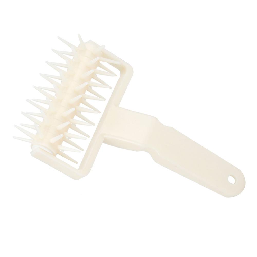 Needle Wheels Pizza Dough Docker Spiked Rolling Head Pastry Roller Dough Perforator  Pizza Crust