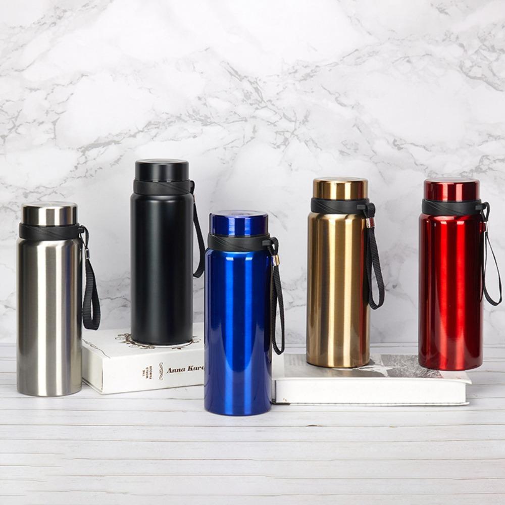 Large Capacity Vacuum Flasks 800/1000ml Thermos Cup Drinkware Insulated Bottle Outdoor