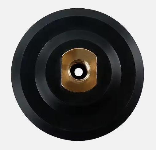 Oemtranrich Industrial 3 Inch/4 Inch/5 Inch Rubber Soft Type Flexible Backing Pad W/velcro