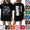 Women's Round Neck Printed Short-sleeved T-shirt Top