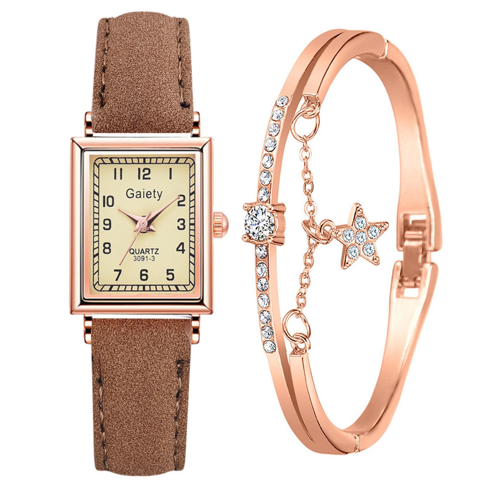 

Жіночий Модний Шкіряний Годинник One Size