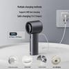 Turbo 100 Ultra-High Speed LED Handheld Mini Fan with Smart Display and Long-Lasting Battery