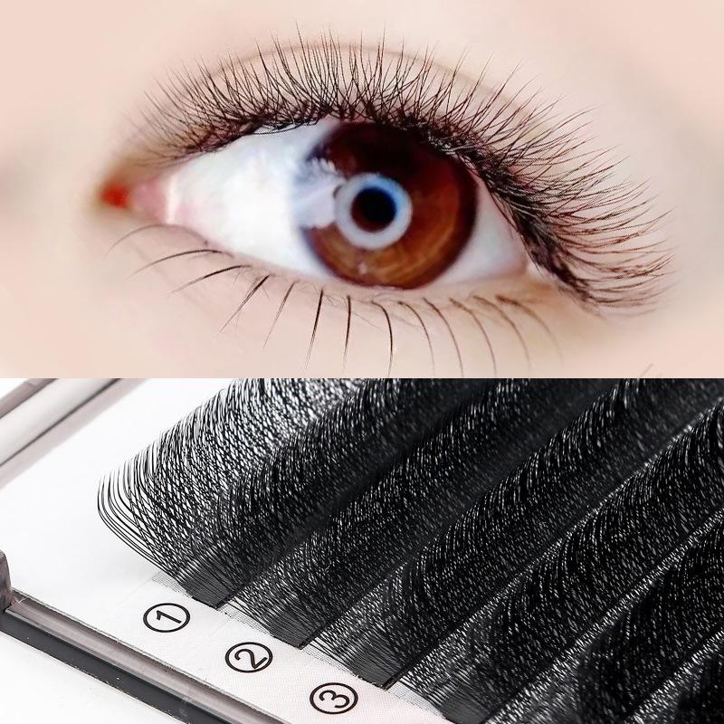 0.05 Four-leaf Clover Grafted Soft 4D Fairy Mixed YY Dense Eyelashes