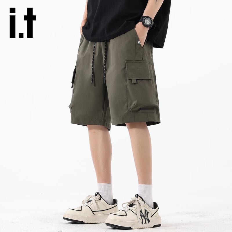 Izzueit Men s Retro Loose Fit Cargo Shorts XL