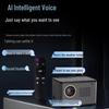 HD Smart 5G Dual-Band WiFi Portable Voice Projector for Home Theater