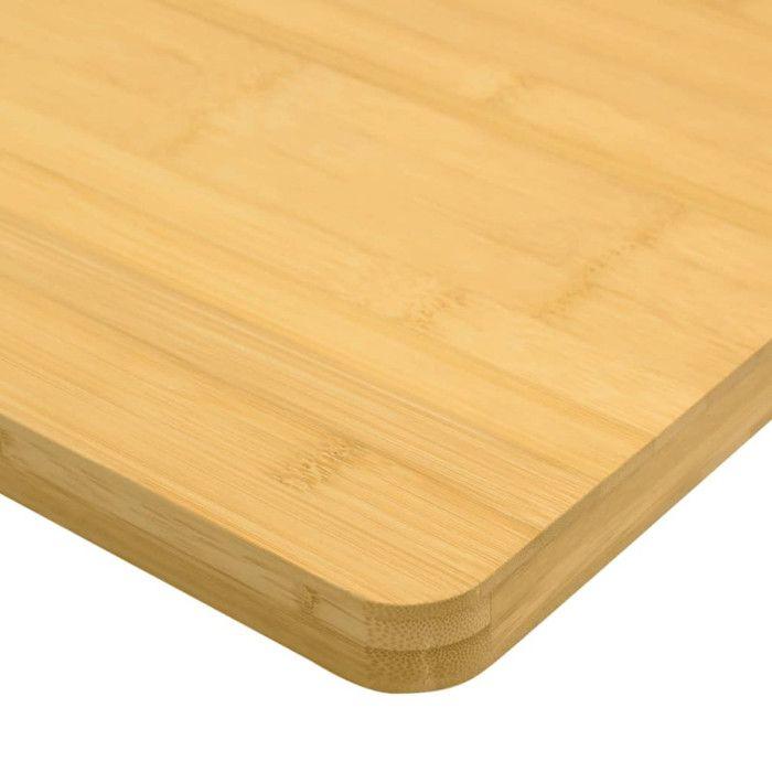 VidaXL Dessus de table 50x50x1,5 cm bambou 352693