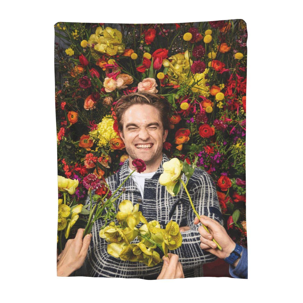 

Good Time Robert Pattinson Blankets Soft Warm Flannel Throw Blanket Bedspread for Bed Living room Picnic Travel Home Couch 80x120cm