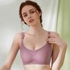 Pregnant Women Seamless Ice Silk Large Size Nursing Bra Breastfeeding Adjustment Push-up No-wire Underwear
