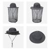 UV Protection Fishing Sun Hat Anti Mosquito Alpine Hat Summer Anti-mosquito Cap  Jungle