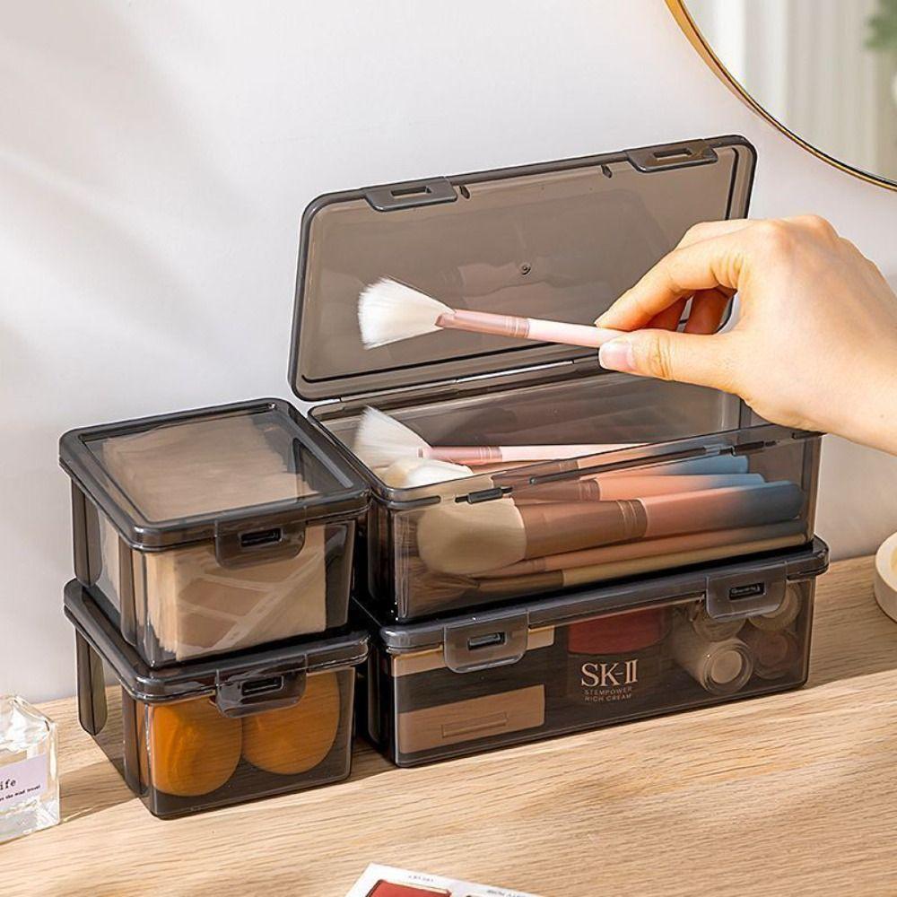 A4 A4 File Box Dustproof Desktop Organizer New Certificate Storage Box  Stationery Organization