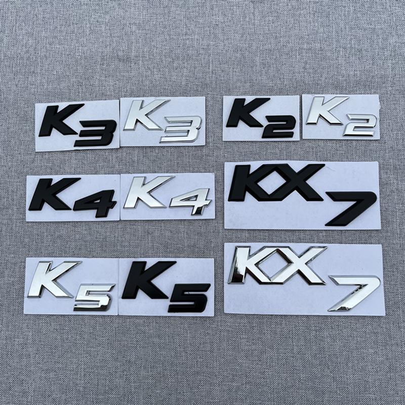 Samochód metalowa klapa bagażnika litera etykieta Godło naklejka Akcesorium Dla Kia GT-Line Sportage Ceed Rio Picanto Sorento Soul Cerato Venga Forte