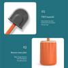 Light Luxury Toilet Brush Household Long-Handled TPR Brush Head No Dead Corners Durable Toilet Brush Bathroom Accessories