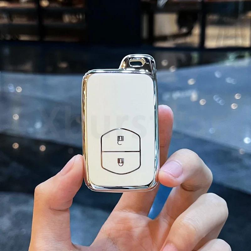 2/3/4 Button Shell Fob For Toyota Camry Prius Land Cruiser Prado 150 Crown For Subaru Foreste Xv Tpu Car Remote Key Case Cover