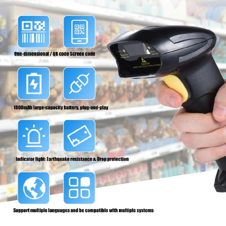 Corded Barcode Scanner Corded Handheld Barcode Reader for Smartphone Reader Barcode Recognition Scanner Accessories