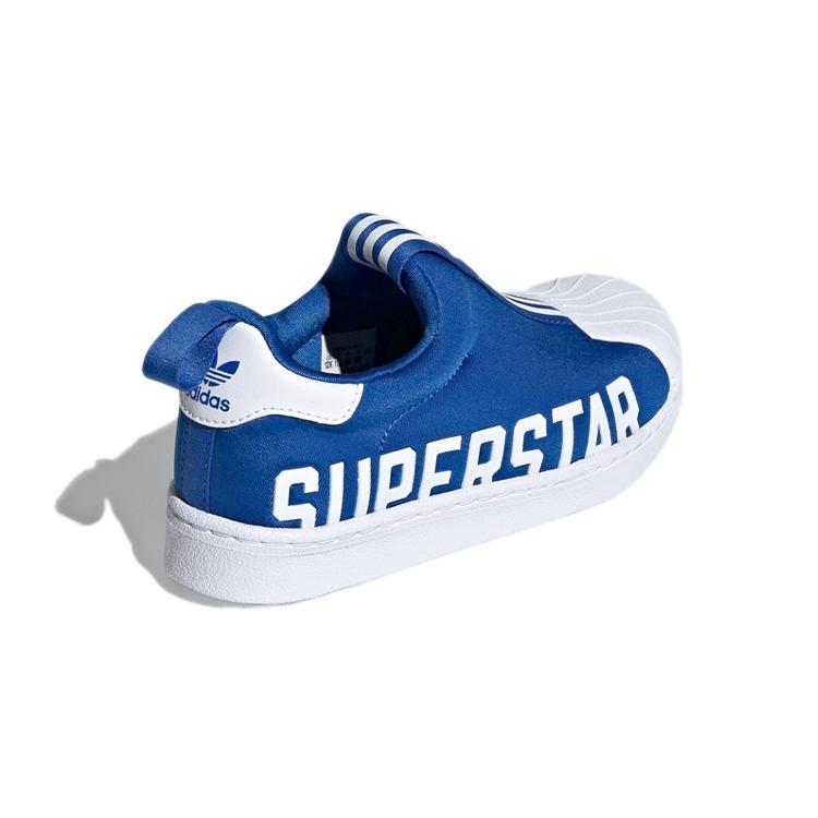 Adidas Originals Superstar 360 X Comfortable Breathable Low top Kids' Skateboarding Shoes Blue EG3404