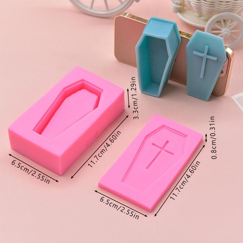 Cross Coffin Shaped Cake Molds Silicone Material Gift for DIY Baking Lover