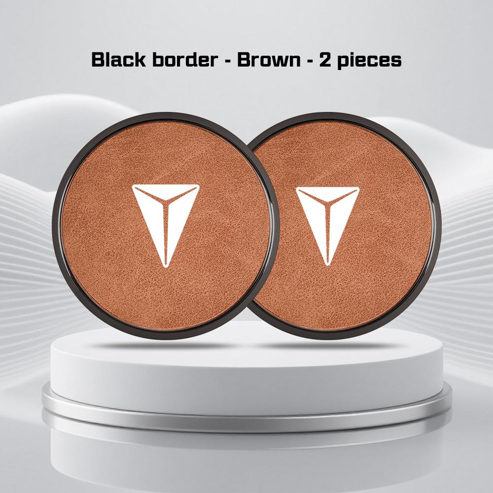 2026 Universal Car Cup Holder Coaster Anti-slip Water-proof Cup Mat For Changan Deepal S7 S07 SL03 S05 G318 S09 Car Accessories
