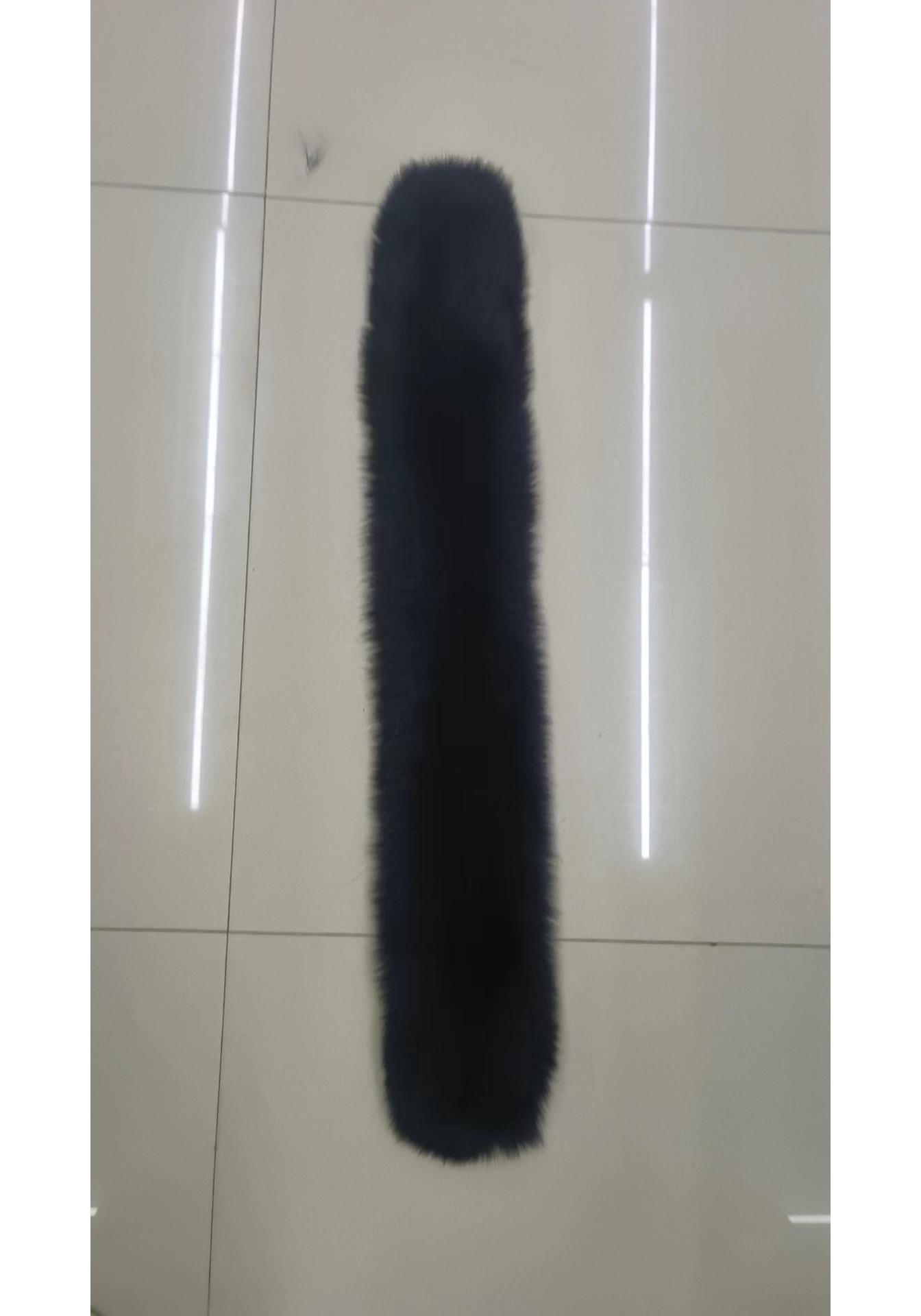 Korean Style Versatile Real Fox  Rabbit Fur Scarf - Autumn/Winter Fashion. 72cm