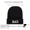 Unisex Dad Mom Letter Embroidery Beanies Autumn Winter Warm Beanie Hat Caps For Women Men