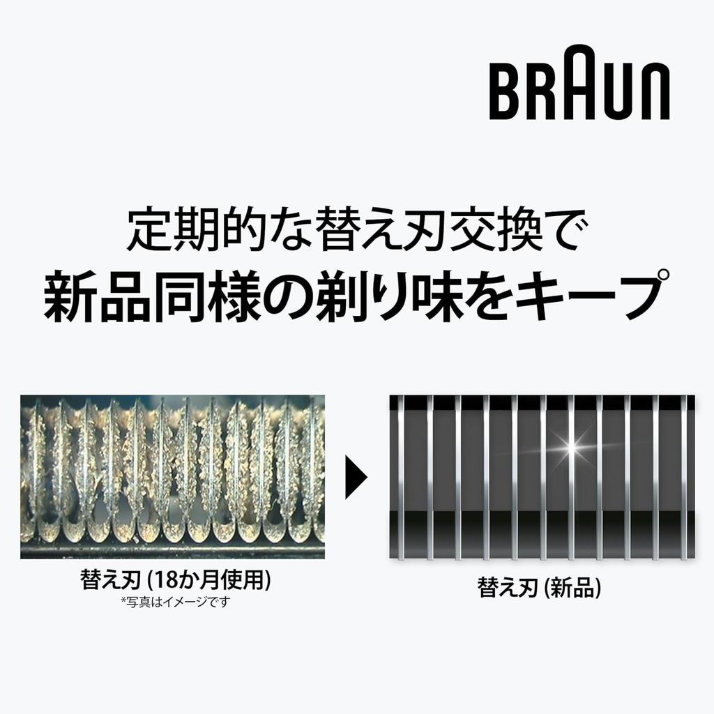 Genuine Braun Replacement Blades for the Old Series 7 Worth of Performance Shaver, F/C70S-3Z-b, Silver, 1.5 Years' Brushes, 100%