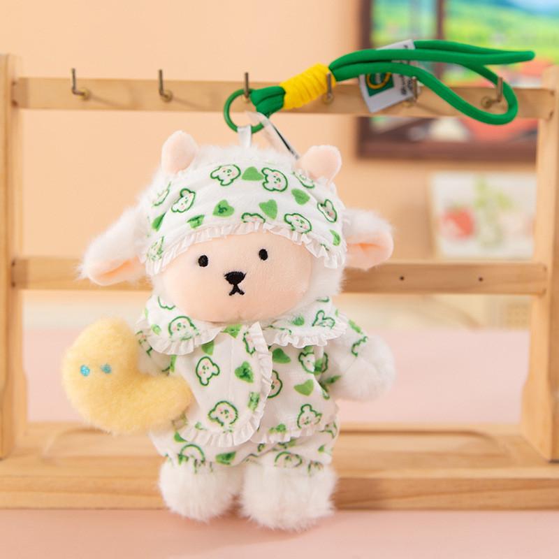 Sheep Plush Toy With Clothing Design For Kids Gift And Room Decor