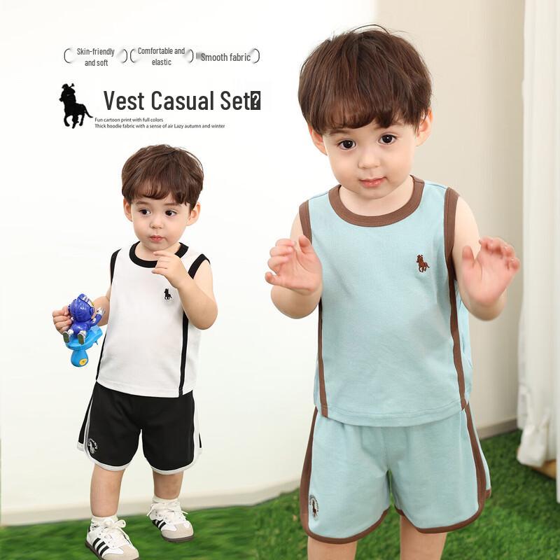 LUSON Baby Summer Sleeveless Sports Set 73