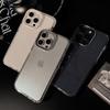 High End Frame 16Promax Solid Color Transparent IPhone 17 Mobile Phone Case Suitable for 13 Anti Fall 15 Soft 11 Silicone