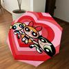1PC Warner Powerpuff Girls Automatic Open/Close Umbrella with Windproof, 73-Rib Sturdy Canopy, Durable Ribs1290A