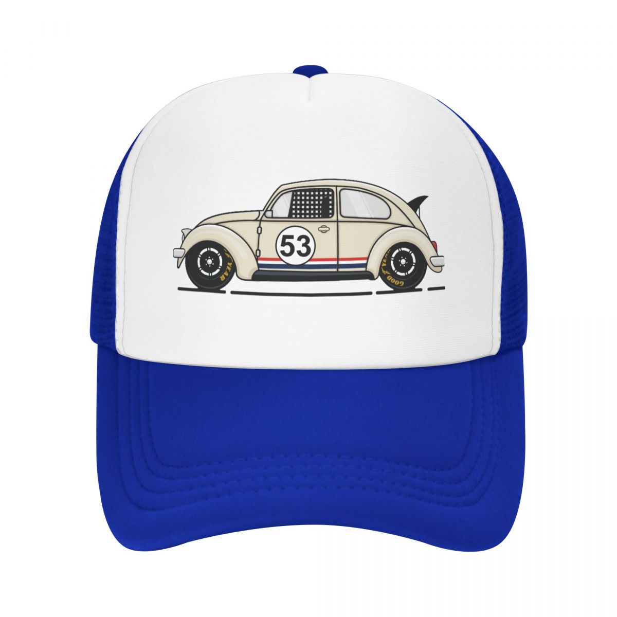

Персонализированная классическая бейсболка с гоночным автомобилем Herbie для унисекс WoUnisex дышащая шляпа дальнобойщика уличная кепка Snapback летние шапки Trucker Hat