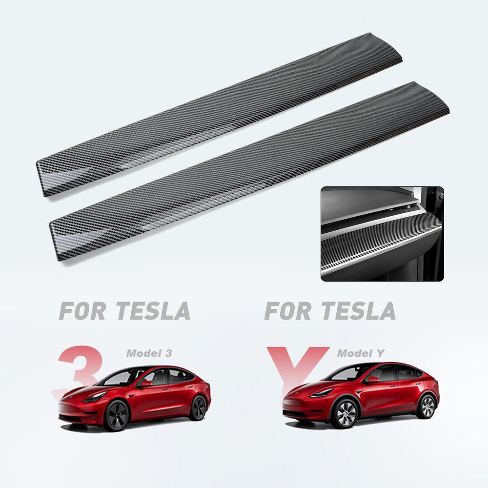 Model3Y Armaturenbrett Zierblende Kohlefaser