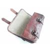 Goat Leather Motorcycle Strap Buckle Closure Tool Bag Genuine Vintage Brown Roll