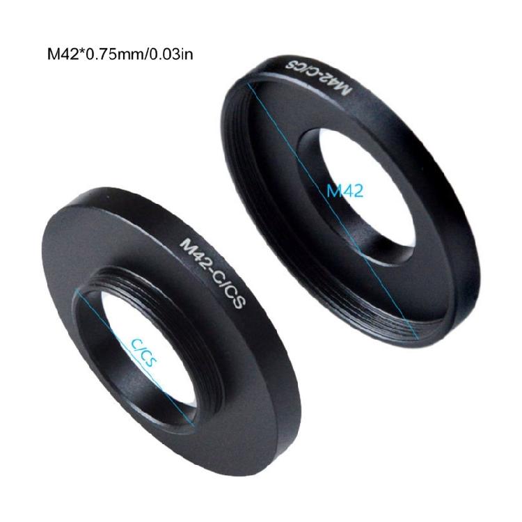 M42x0.75mm Female to C Mount for Microscope M42 to C Mount Adapters Microscope Lens Adapter Coupling Adapter Rings