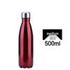 ZISIZ 304 Stainless Steel Cola Bottle Insulated Sport Water Bottle