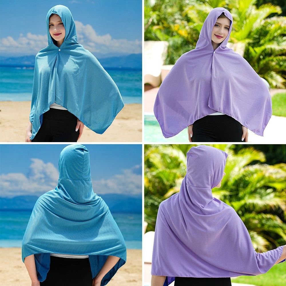 Soft Material Cooling Shawl Breathable Sports Cool Towel  Outdoor Sports Cycling Driving