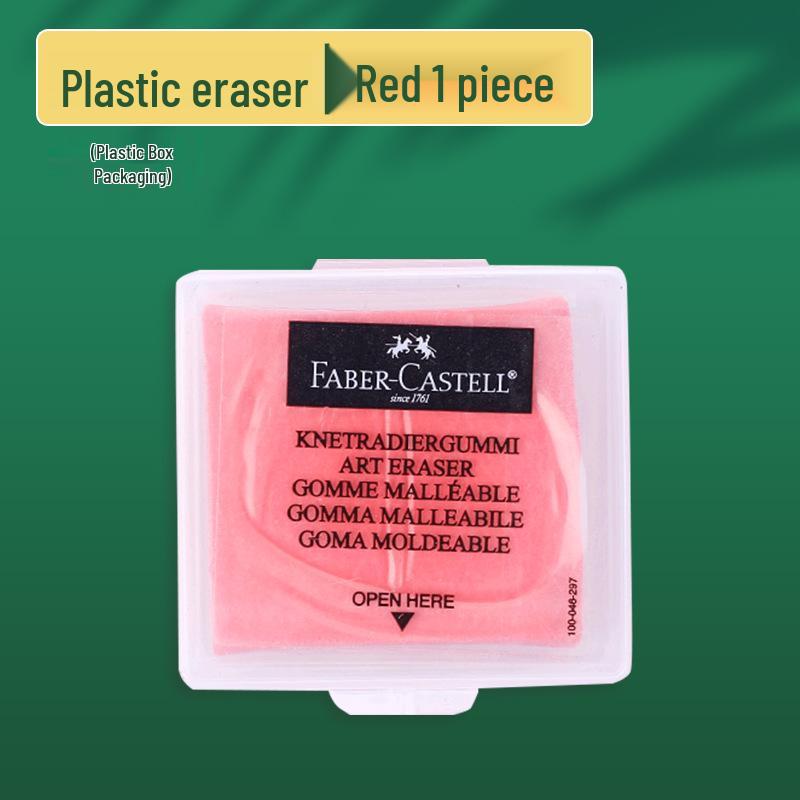 Faber-Castell Kneadable Eraser - Colored Soft Clay for Sketching & Drawing