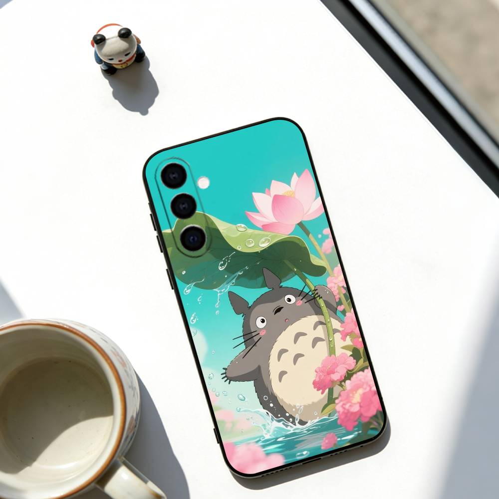 My Neighbor Totoro Phone Case Soft Black For Samsung Galaxy A73,A72,A71,A70,A53,A52,A51