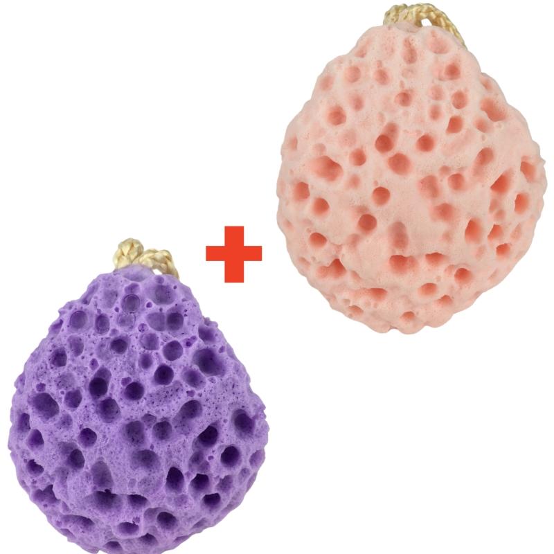 Soft Honeycomb Shower Sponge Ball Water Expandable Foaming Body Exfoliator Cleansing Bath Ball Hanging Design Bathroom Gadget