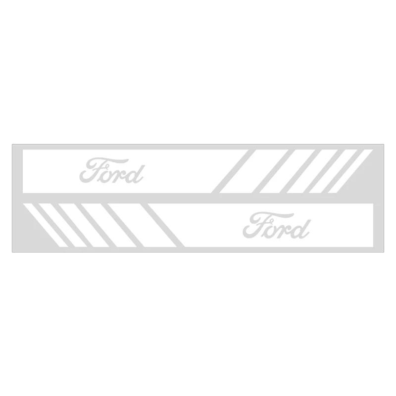 2PCS Vinyl Car Rearview Mirror Sticker Auto Side Body Stripe Decal Decoration for Ford Mustang Transit Ranger Focus Kuga S-MAX