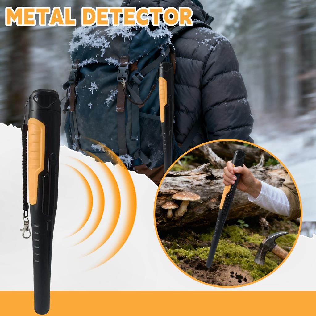 Metal Detector Pinpointer, 4 Modes Treasure Hunting Pinpointer With LCD Display, Handheld Pinpointer, Suitable For Adults And Children
