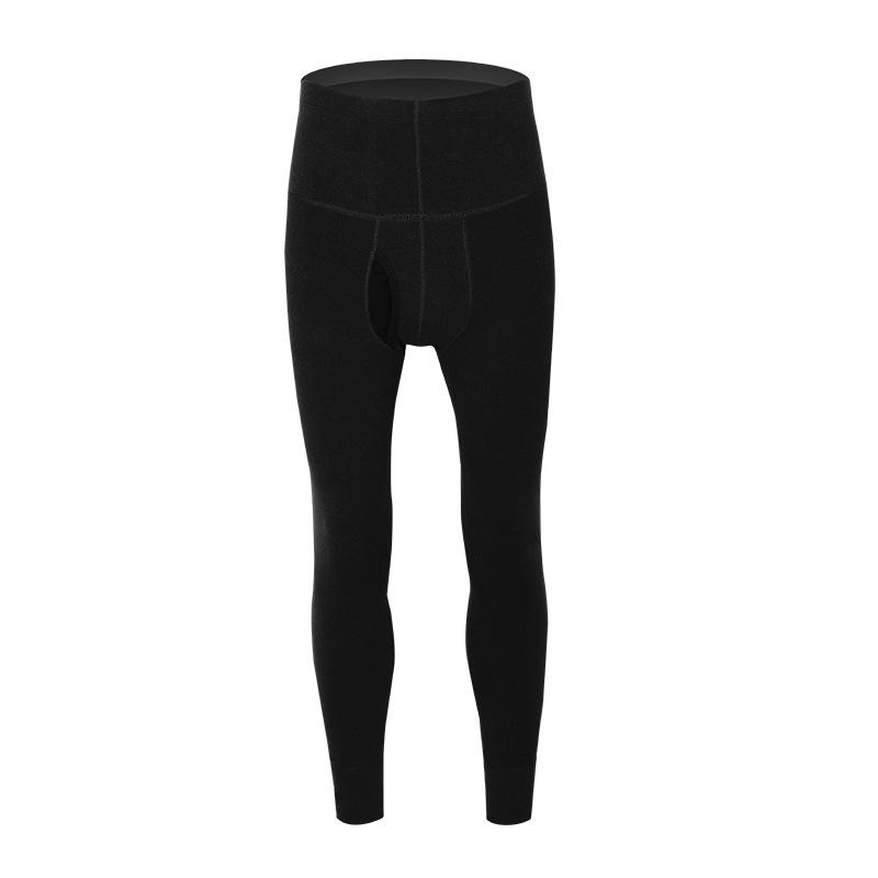Men's High-Waist Plus Velvet Warm Trousers - Autumn/Winter Bottoming Tights